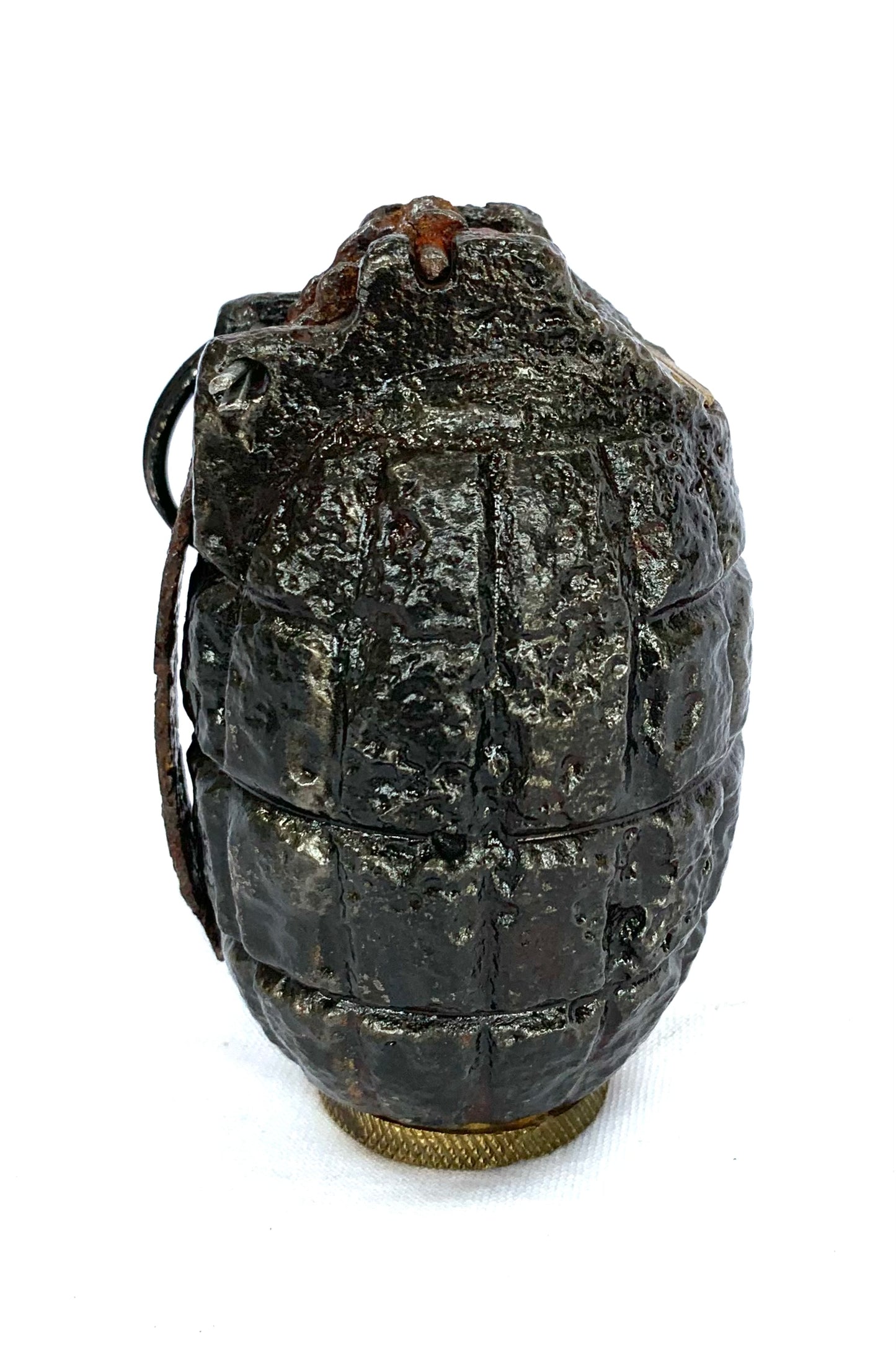 WW1 1915 dated British Centre Cast No. 5 Mills Mk1 Grenade