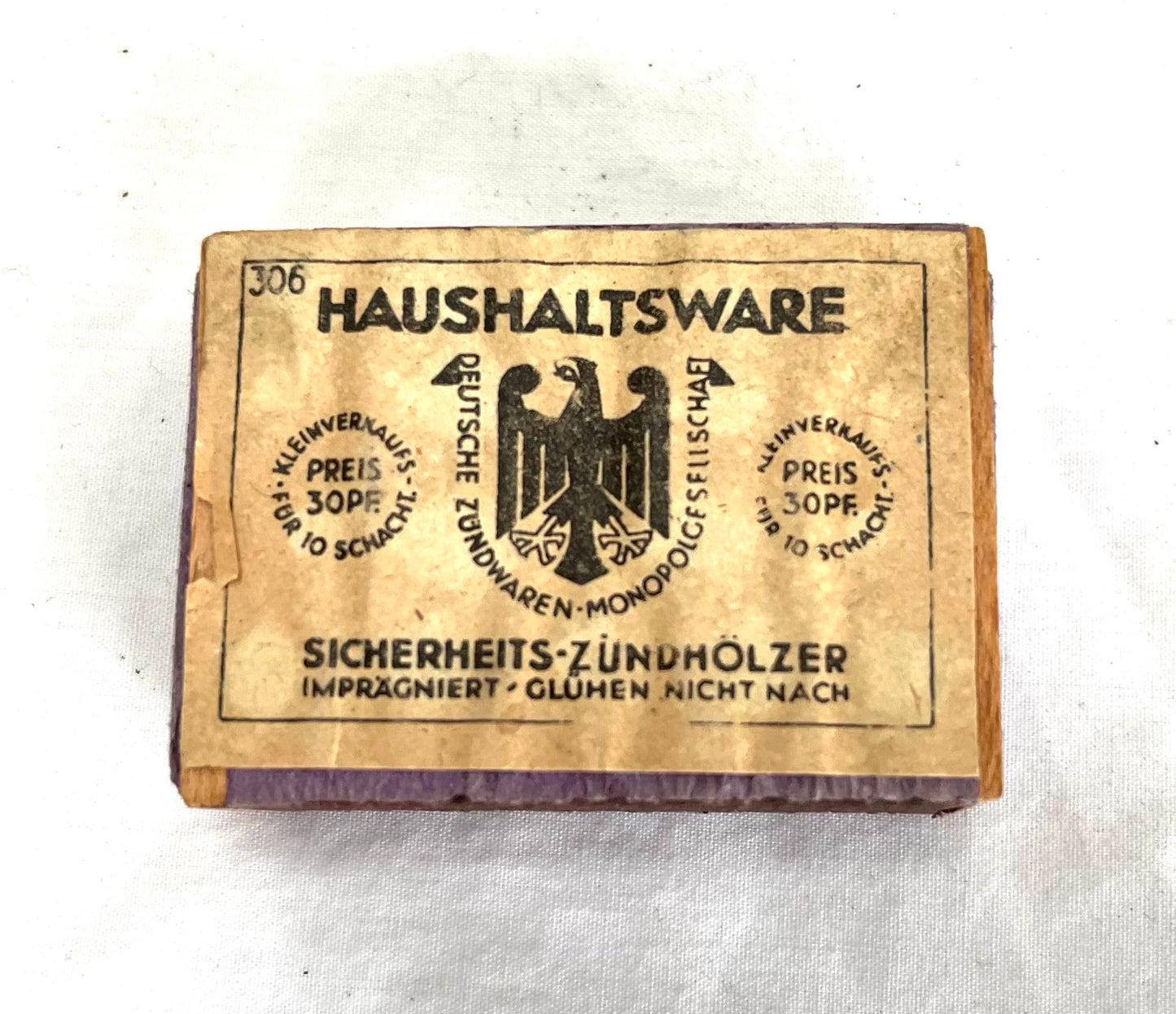 WW2 SOE Box of Matches with hidden Escape Compass.