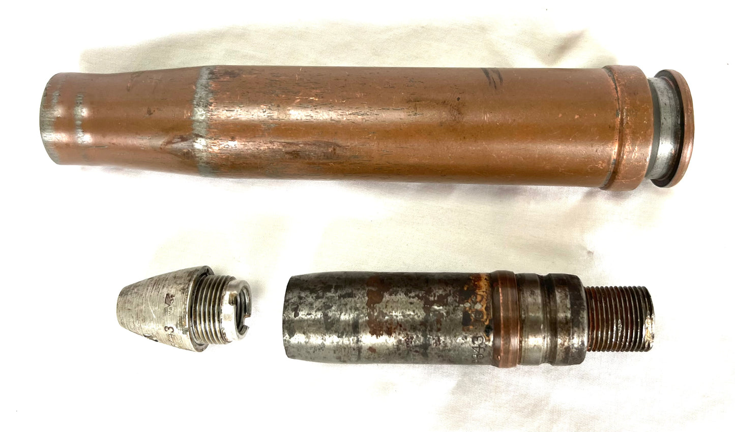 WW2 German 20mm HE Flak Round. Dated 1940.