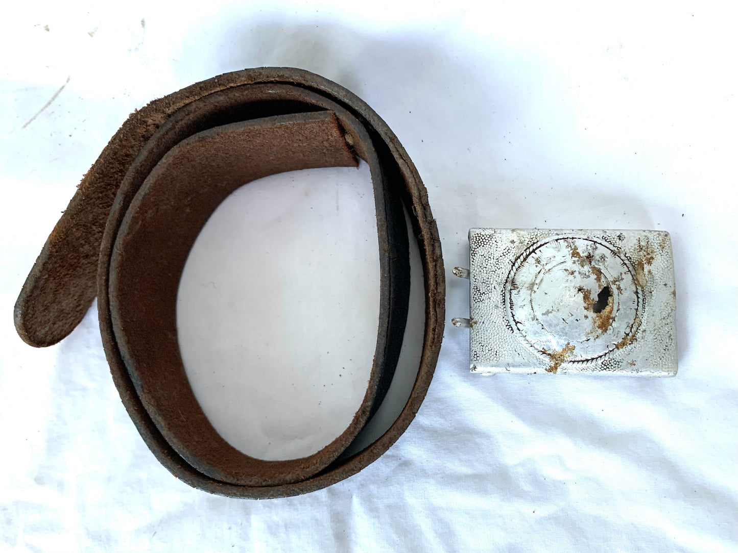 German WW2 Soldiers/Partizan Belt and Buckle recovered from the Eastern Front