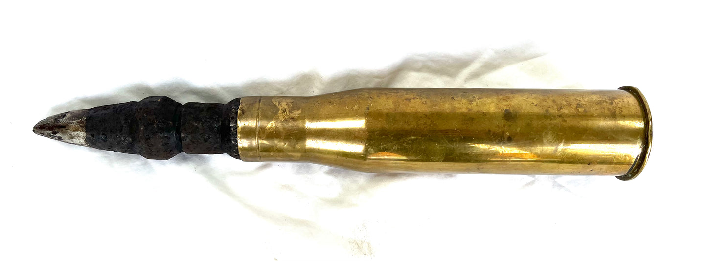 Very Rare WW2 British Little John ‘Squeeze bore round dated 1943 - Inert