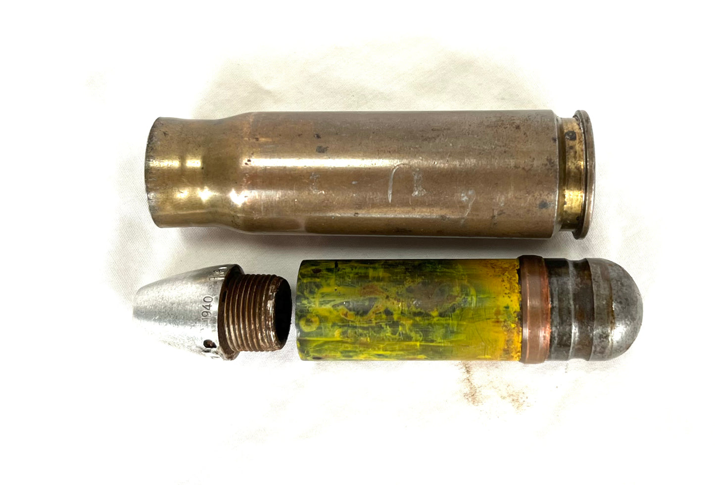 WW2 German Messerschmitt ME109 20mm Cannon Round. Battle of Britain. Dated 1940.