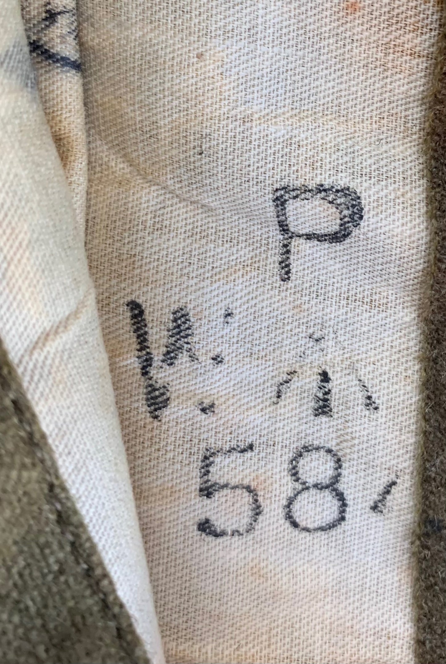 WW2 British Army Side Cap dated 1940