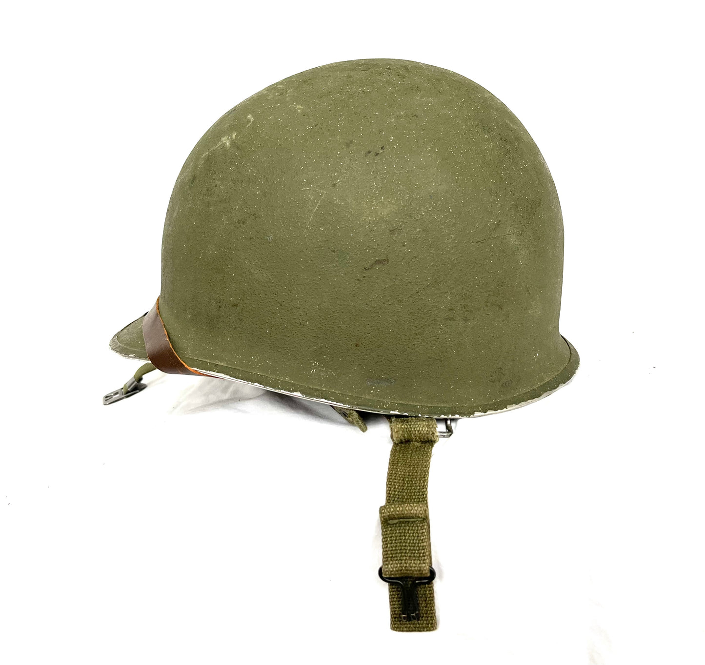 WW2 Original American M1 Fixed Bale C Shell Para Helmet. 101st and 82nd Airborne.