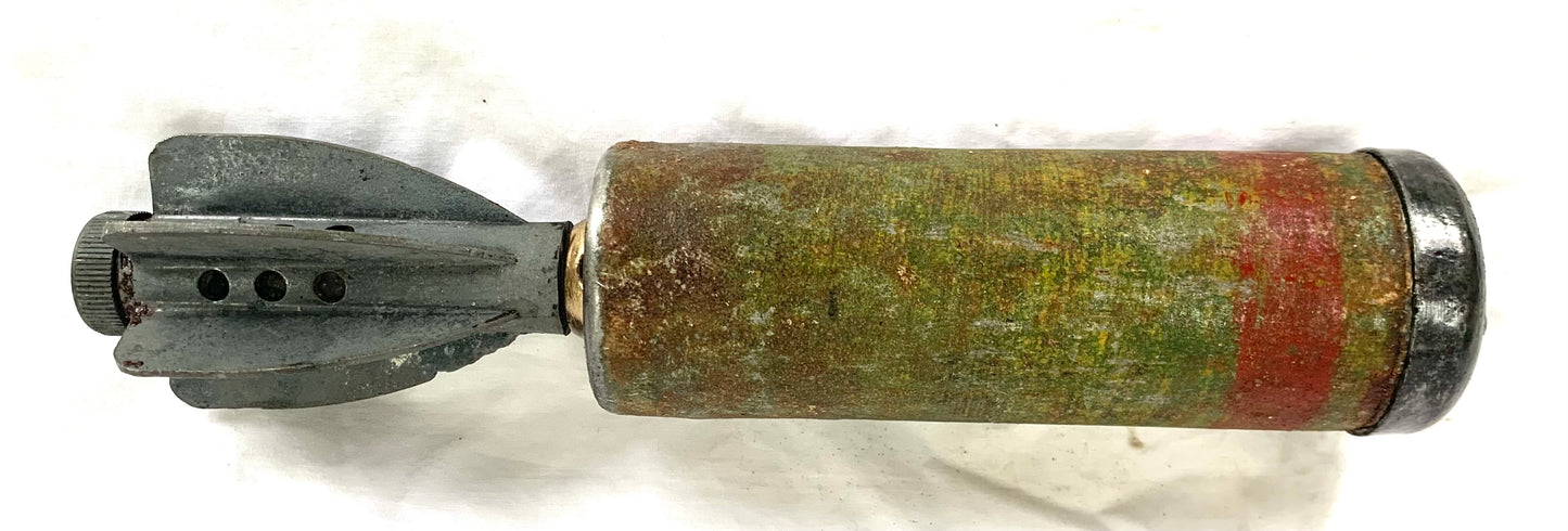 WW2 British 2 Inch Smoke Mortar with Paint dated 1944 - inert