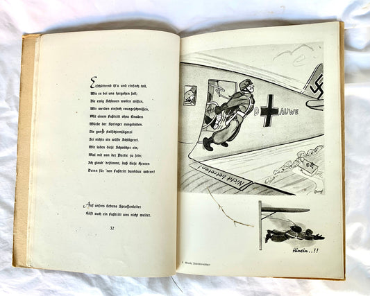Very Rare 1941 dated Fallschirmjäger book ‘This is how you become a Parachuter’ 94 pages of pictures and text.
