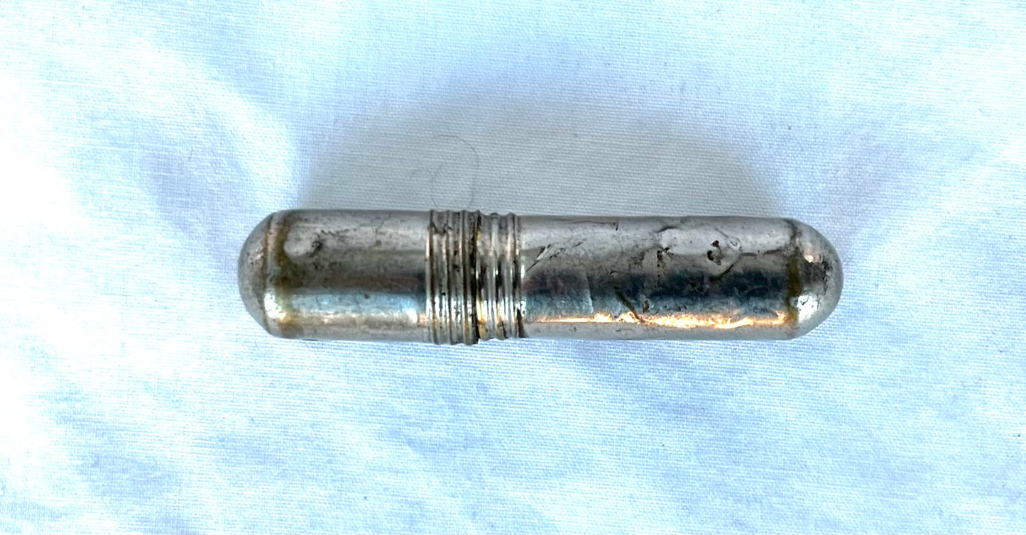 WW2 SOE/Resistance Male Agents concealed message container plug.