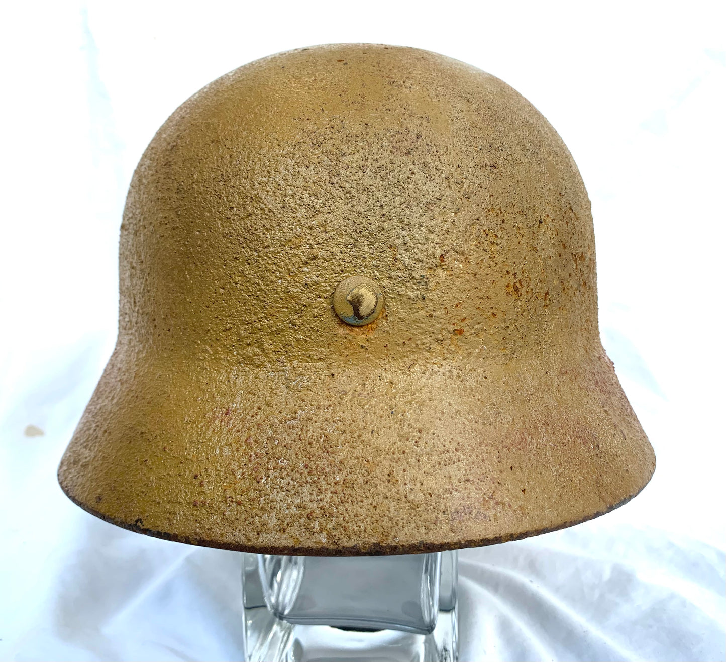 WW2 German M40 Double Decal Afrika Corp Helmet (Renovated shell)