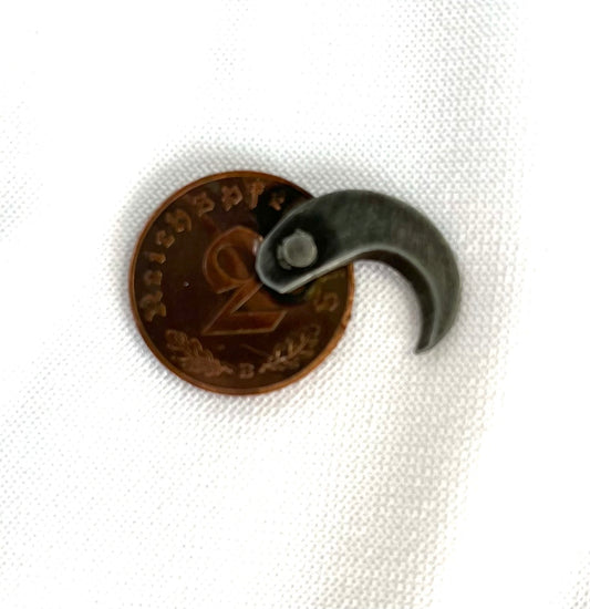 WW2 SOE German 2 Reichspfennig Copper Coin with Concealed Blade. Dated 1939.