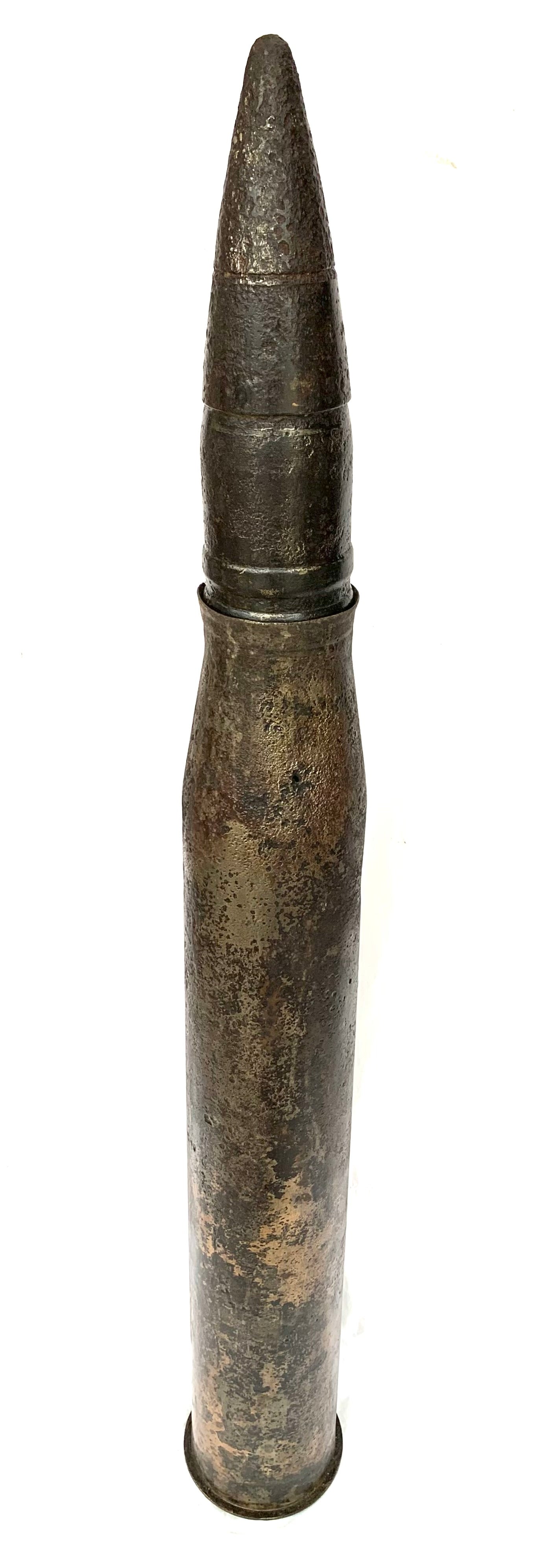 WW2 German King Tiger Armour Piercing Round Dated 1944 - Inert