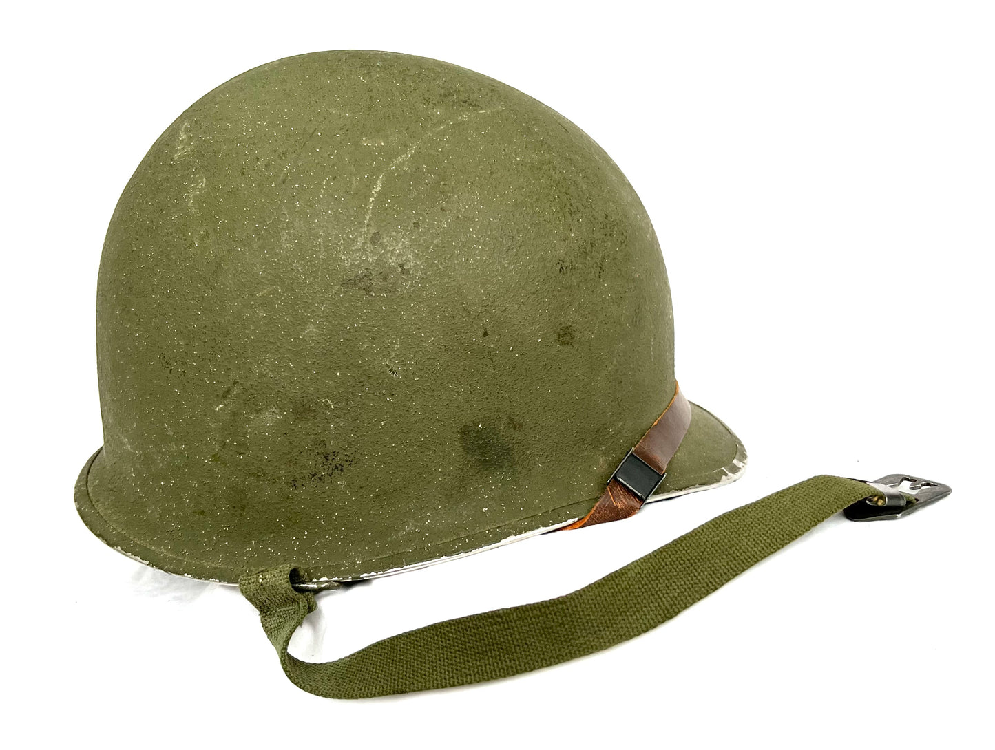 WW2 Original American M1 Fixed Bale C Shell Para Helmet. 101st and 82nd Airborne.