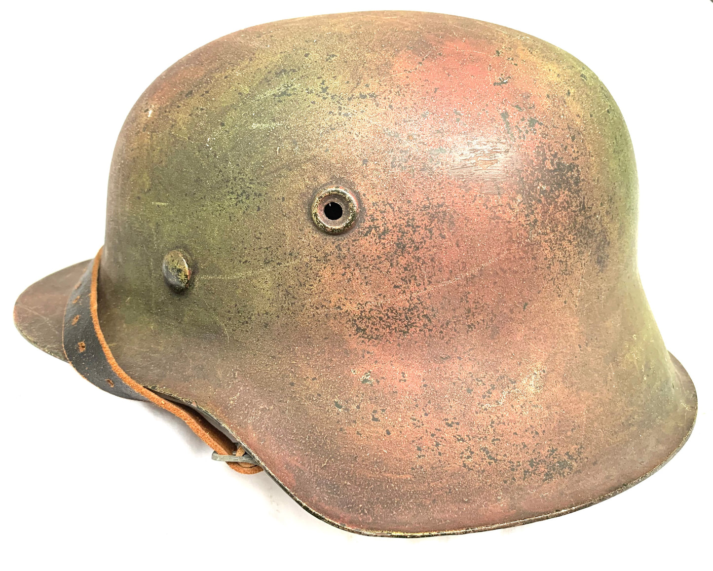 WW2 German M42 Camo Helmet