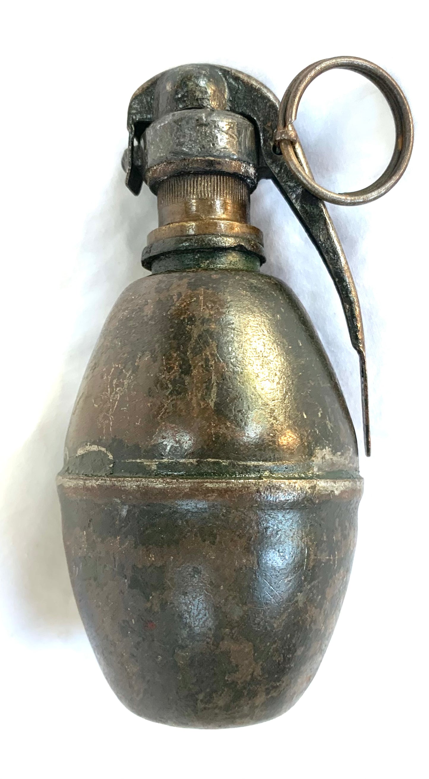 WW1 French Model 1916 Suffocante Gas Grenade. Fabulous rare original condition - inert.