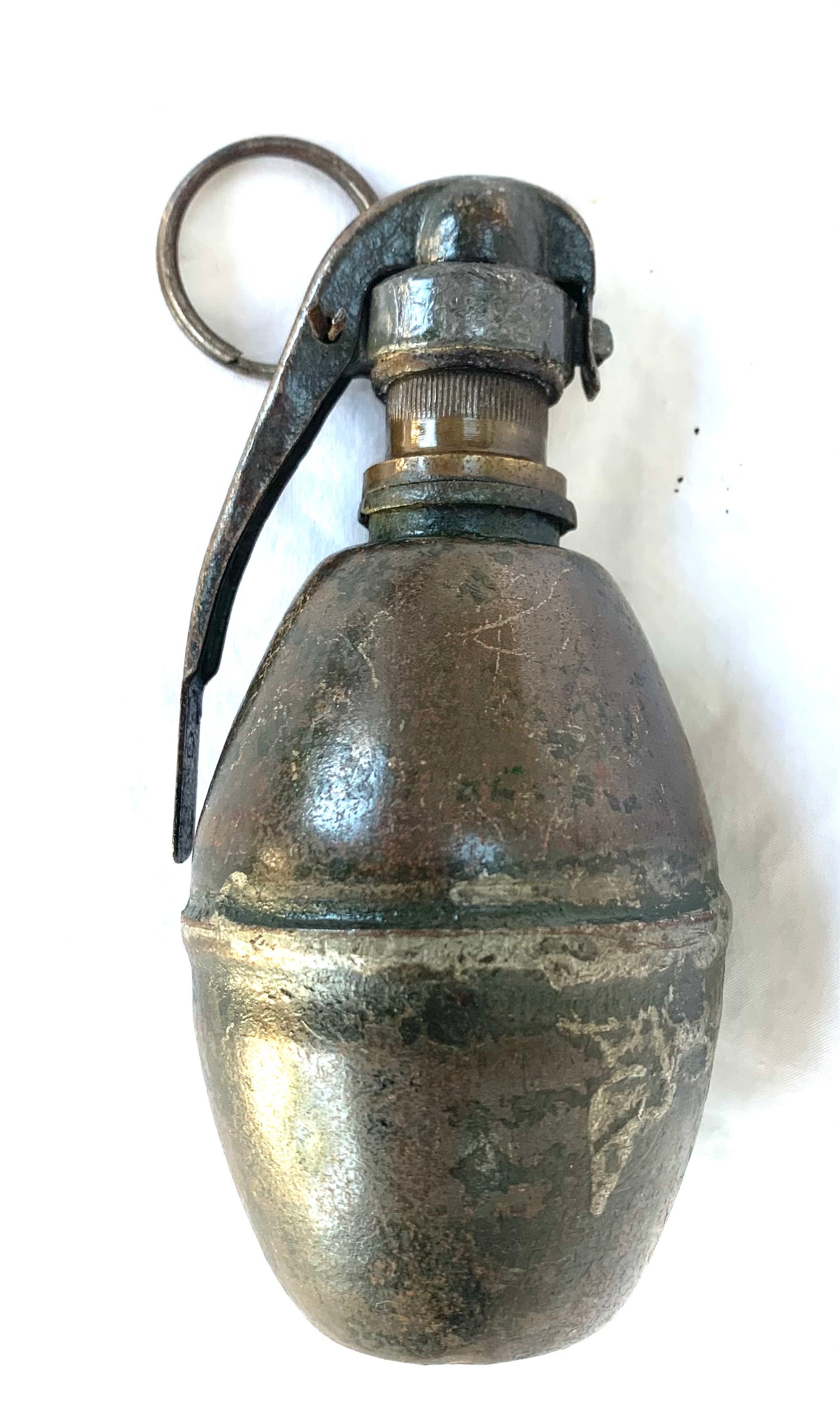 WW1 French Model 1916 Suffocante Gas Grenade. Fabulous rare original condition - inert.