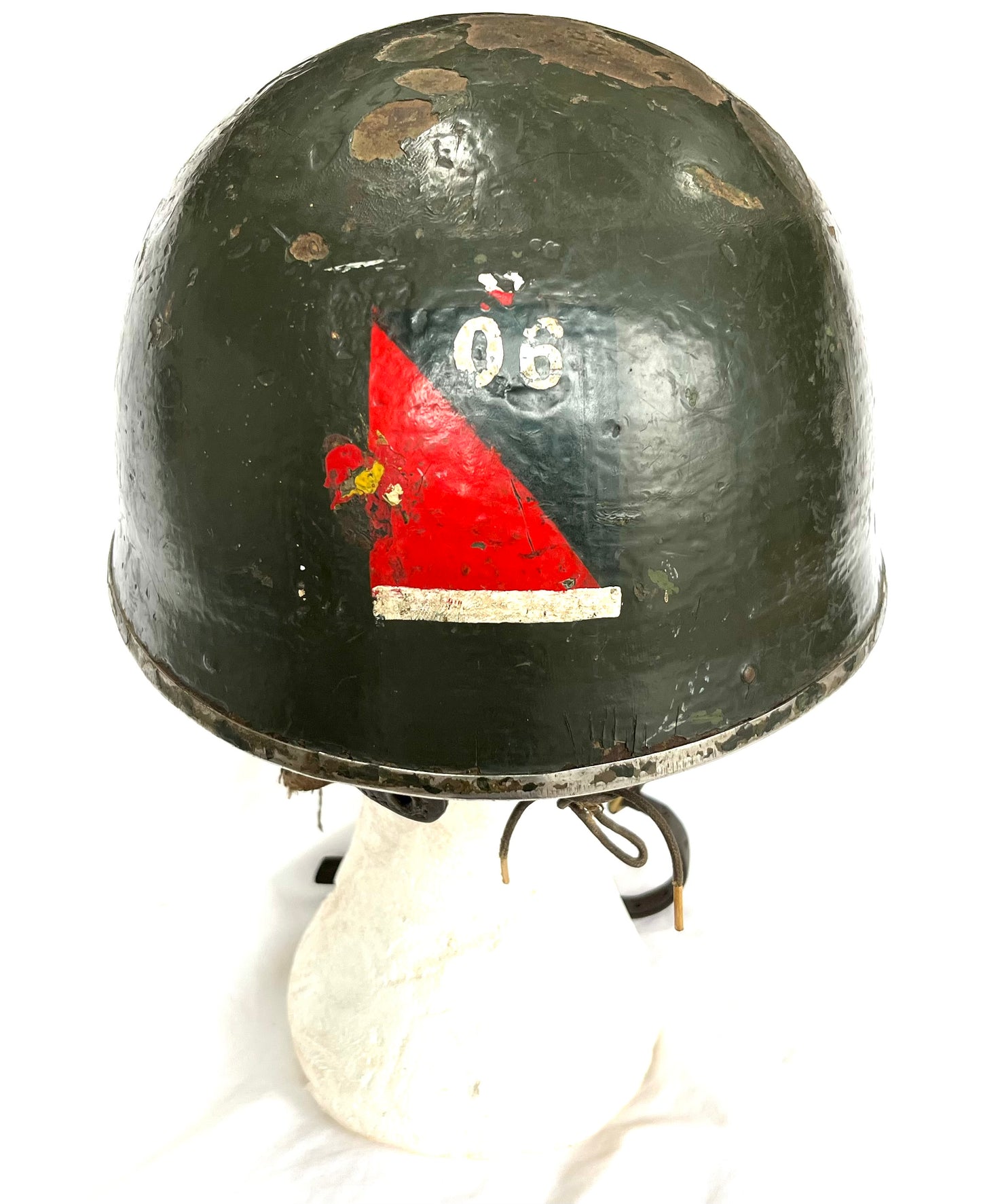 Rare WW2 Belgian Paratrooper Helmet named to ‘Rosette’ with Liner and Chinstrap.