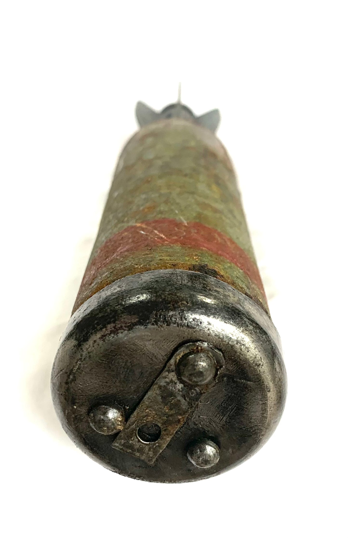 WW2 British 2 Inch Smoke Mortar with Paint dated 1944 - inert