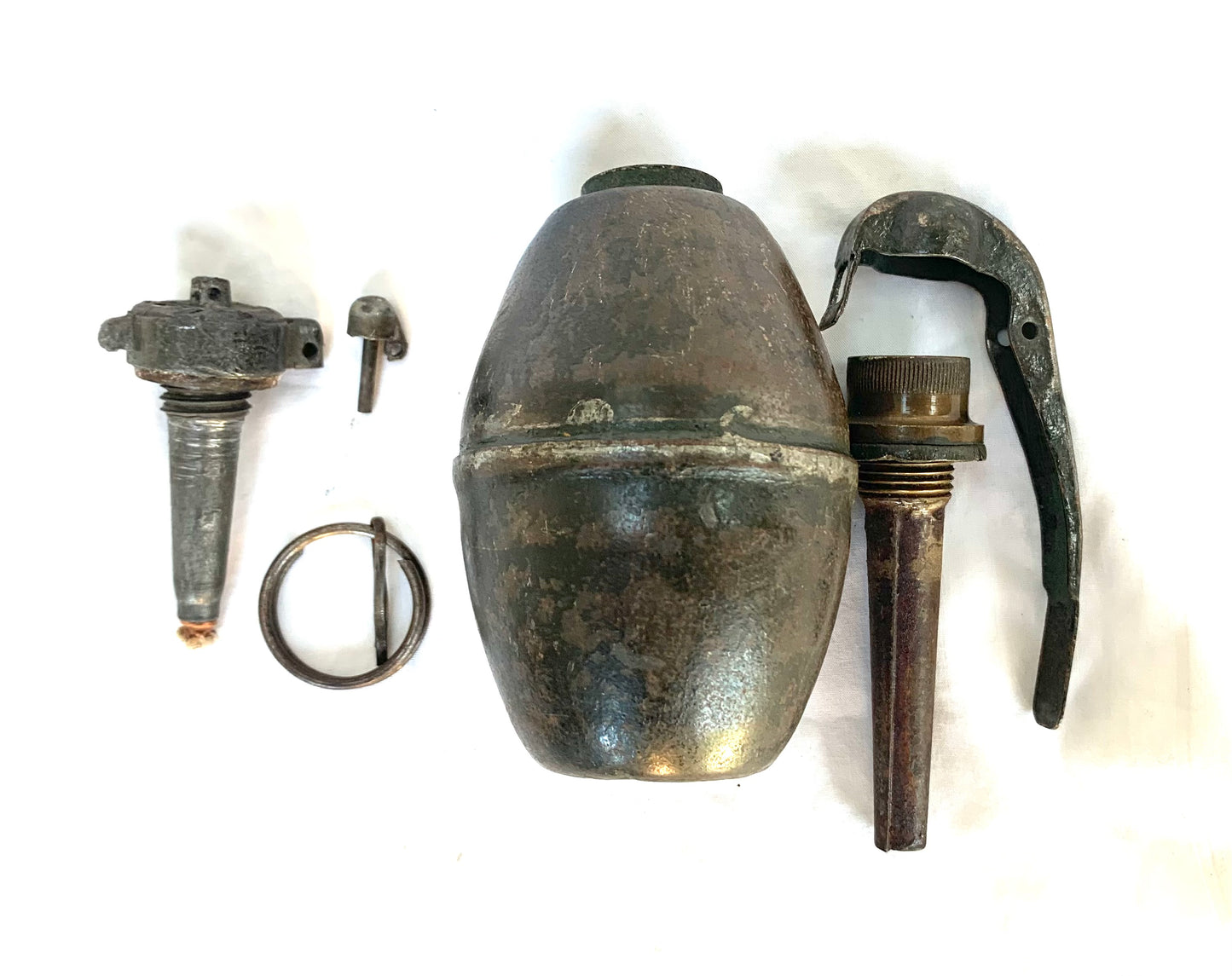 WW1 French Model 1916 Suffocante Gas Grenade. Fabulous rare original condition - inert.