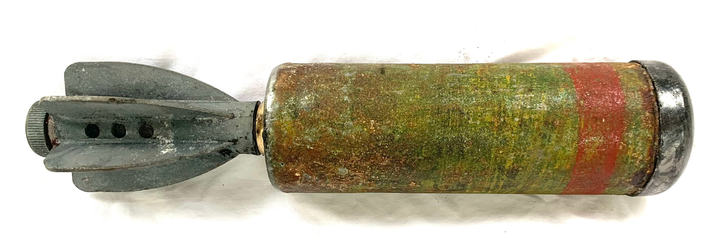 WW2 British 2 Inch Smoke Mortar with Paint dated 1944 - inert