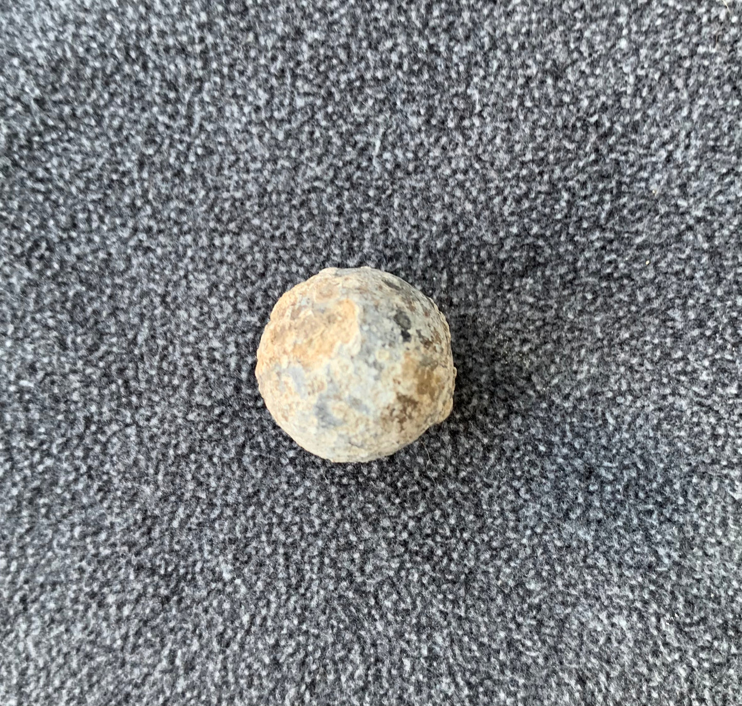 1776 Musket Ball as used in the American war of independence by the Duke of Brunswicks mercenaries.