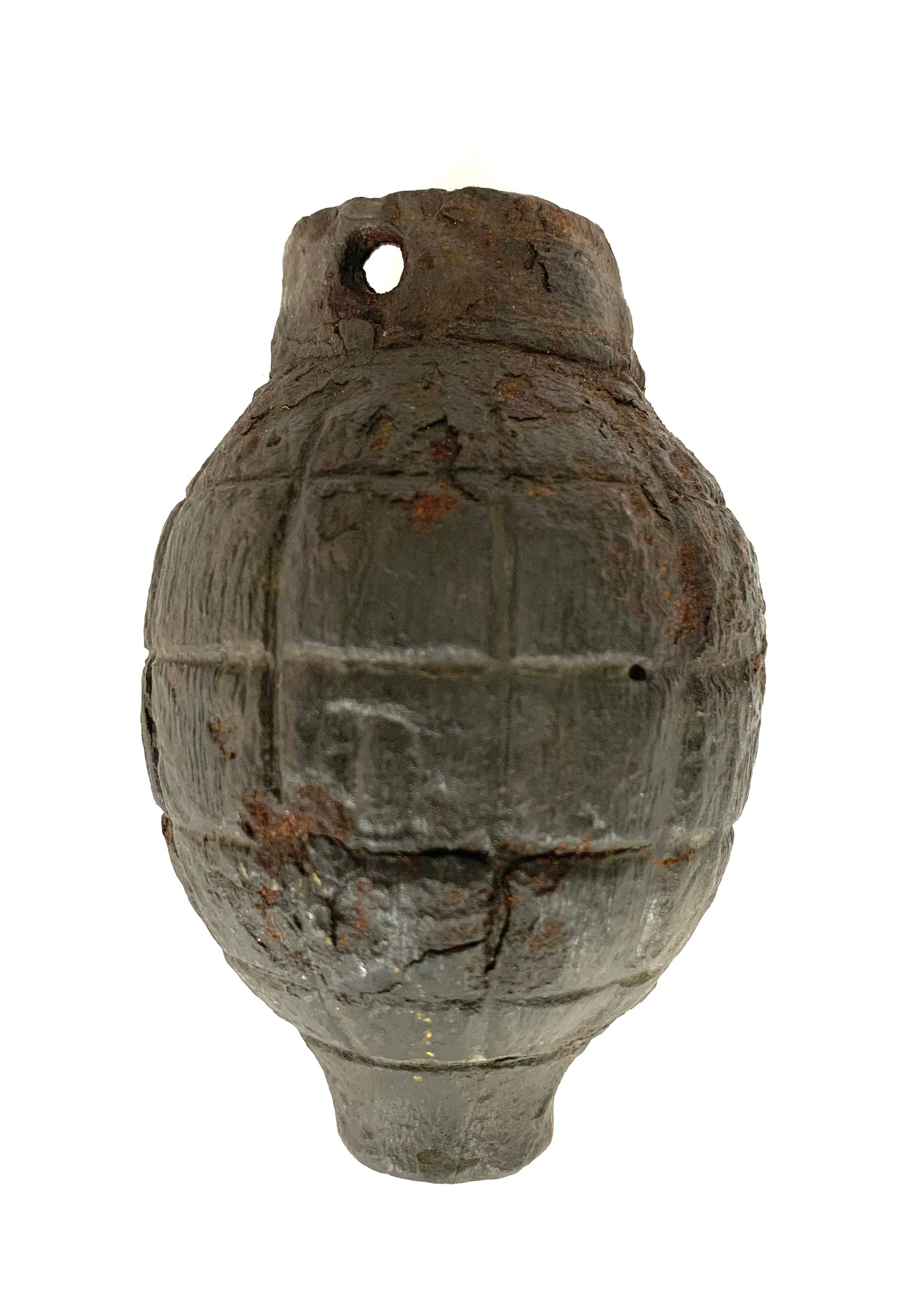 WW1 French Citroen Hand Grenade from Vimy Ridge - inert.