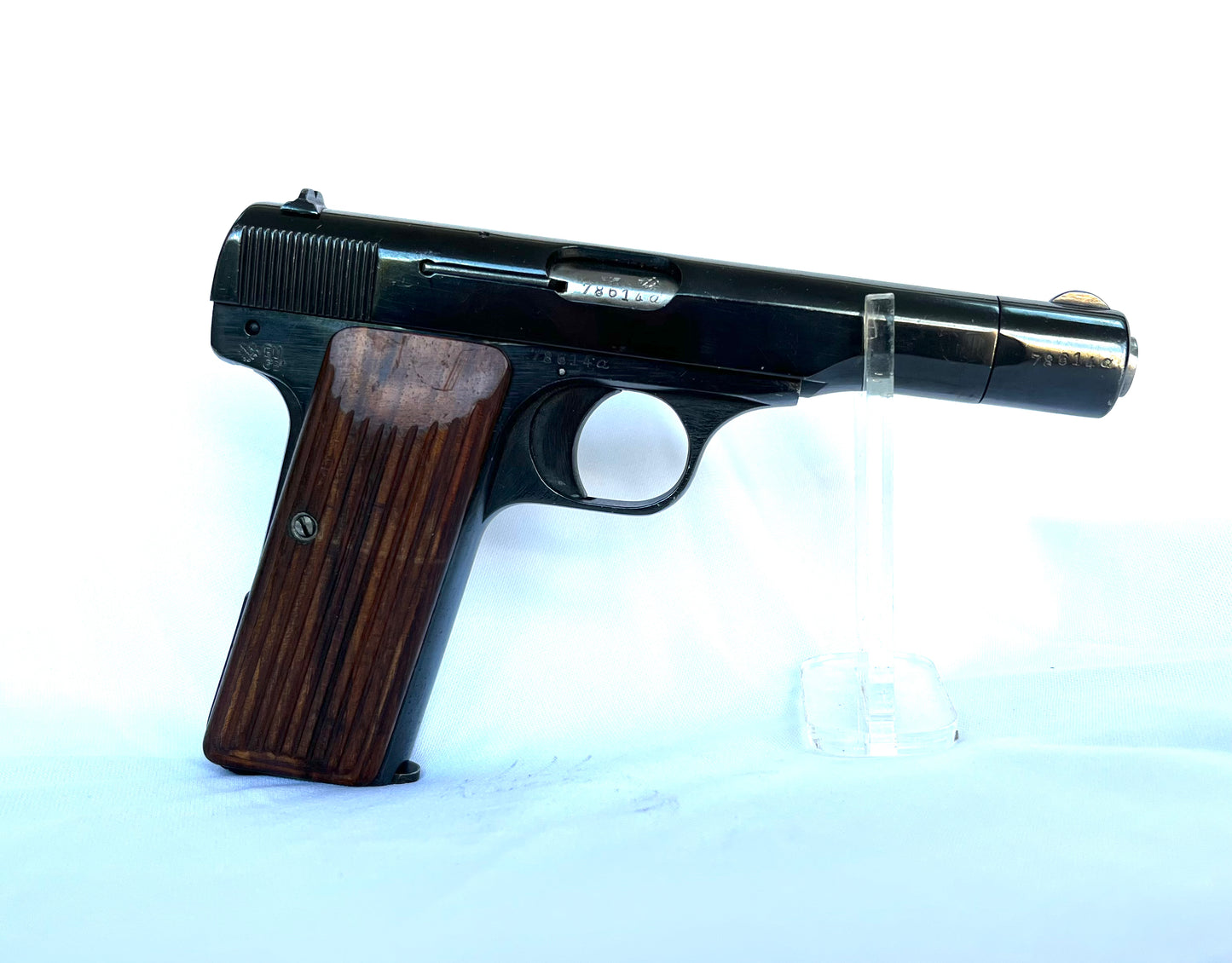Deactivated Nazi Luftwaffe Browning FN1922 pistol. Matching Serial numbers