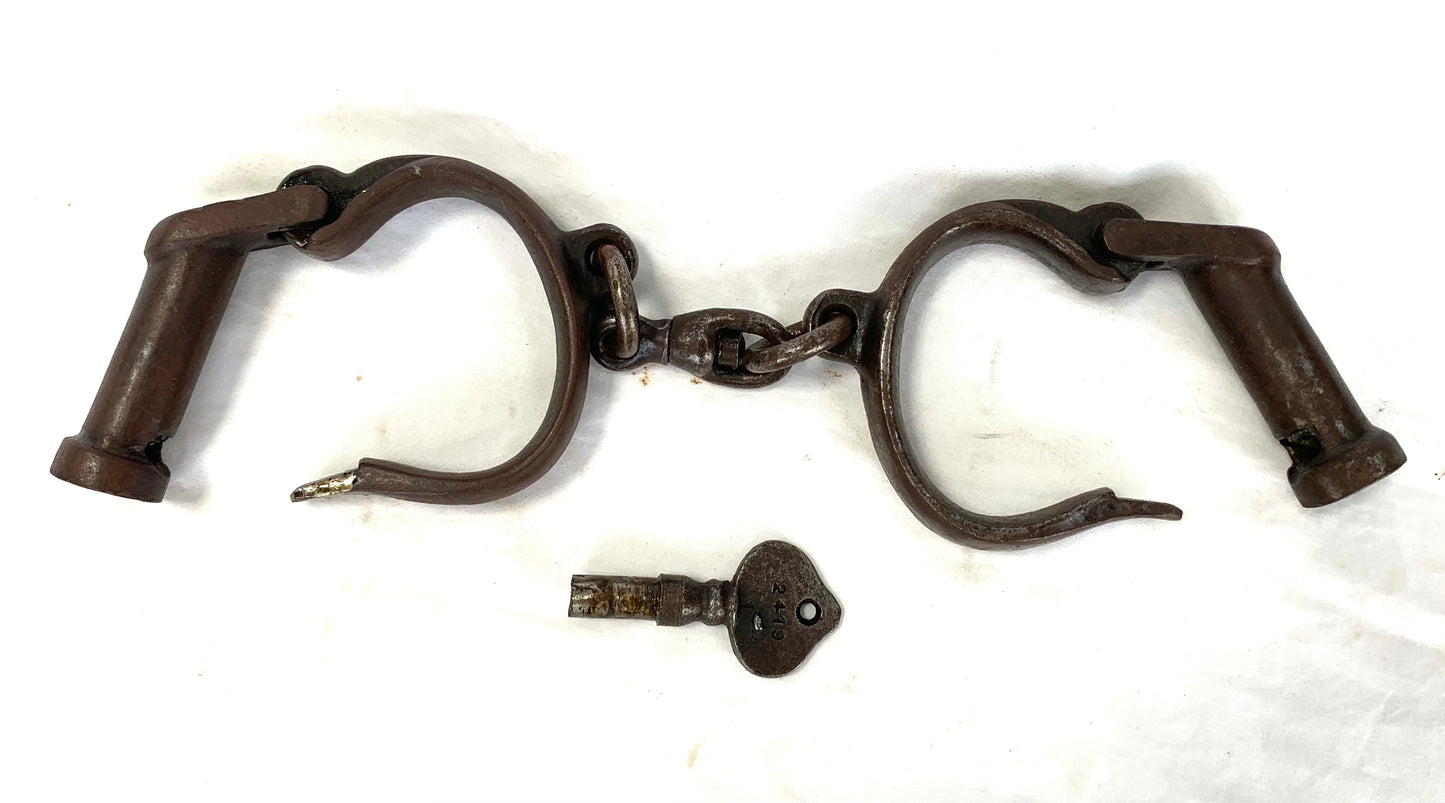 WW2 British Handcuffs dated 1945 with Key. – Vigo Militaria and ...