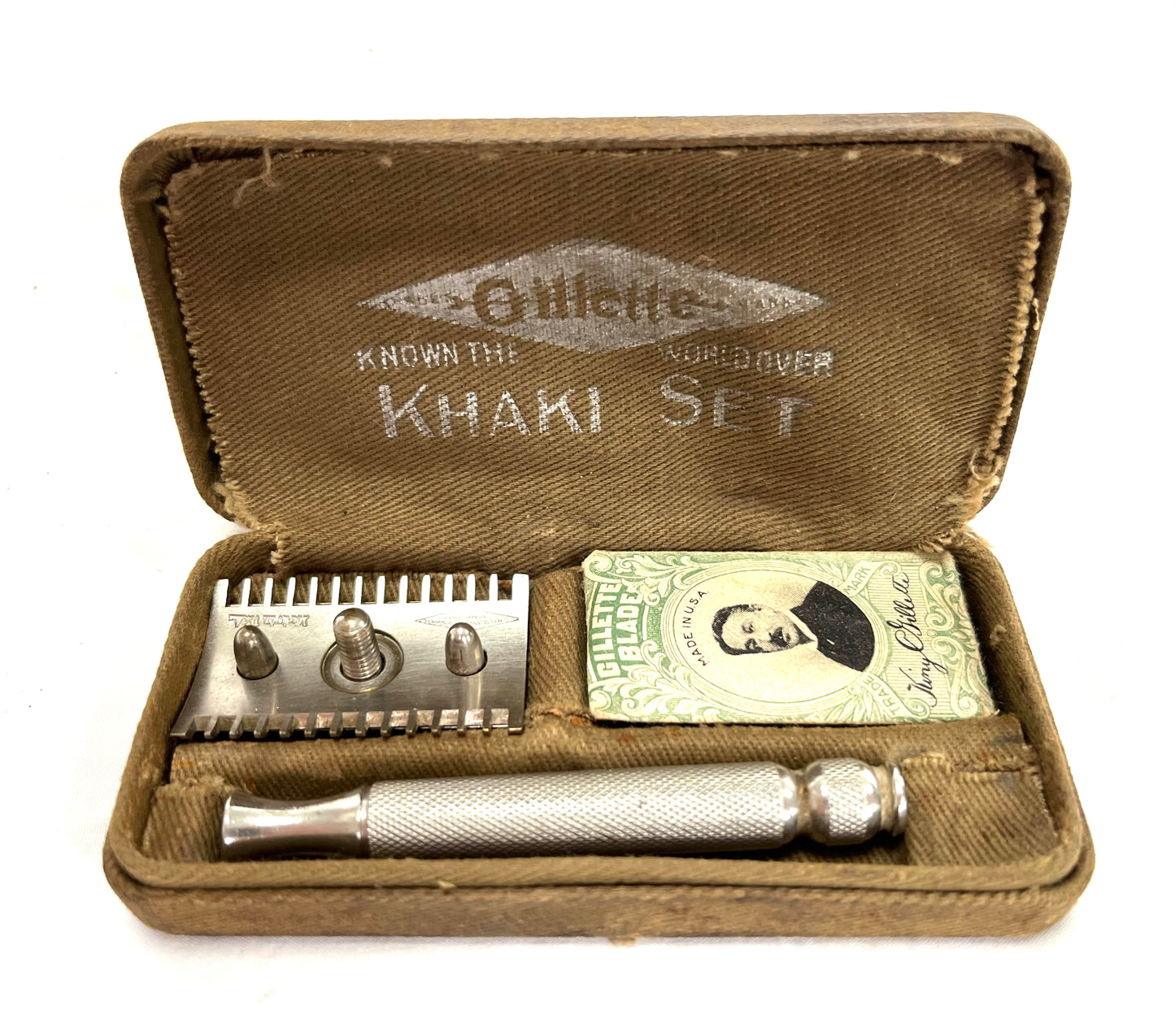 Fabulous SOE / Escape and Evasion Gillette Shaving Kit with hidden Dagger, Compass and Hacksaw Blade