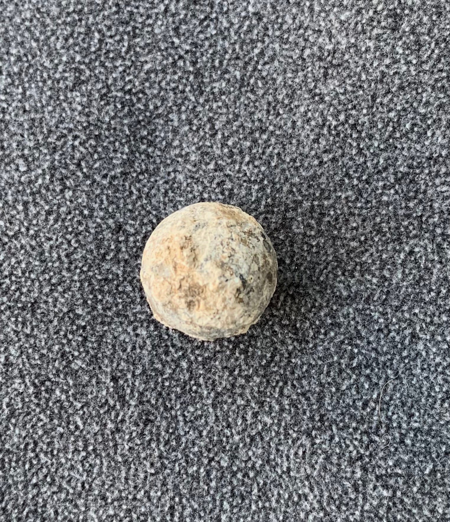 1776 Musket Ball as used in the American war of independence by the Du ...