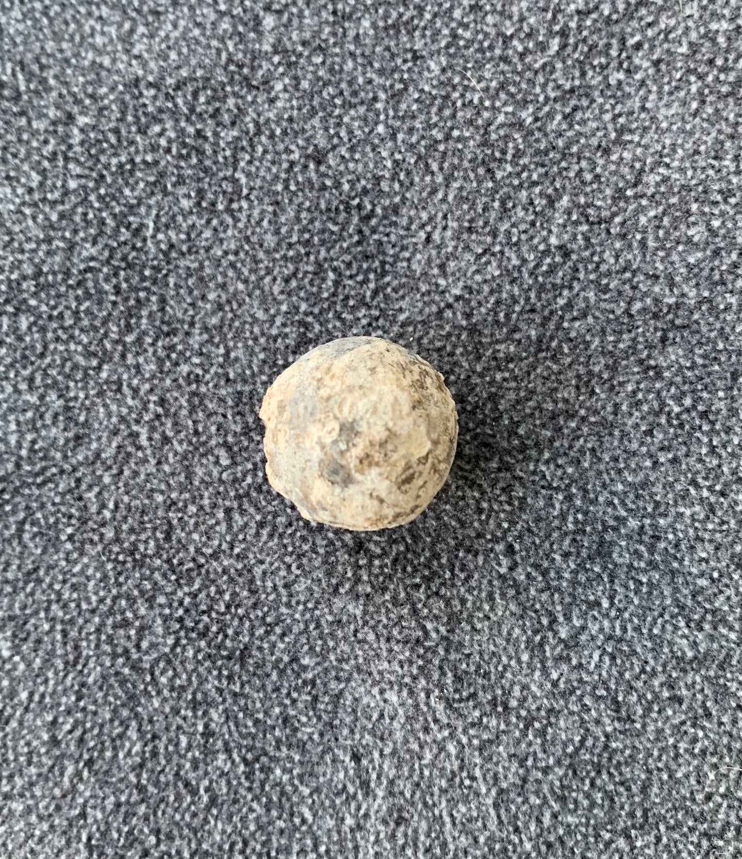 1776 Musket Ball as used in the American war of independence by the Duke of Brunswicks mercenaries.