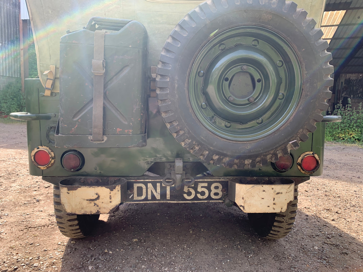 WW2 British 1943 Willys Jeep in unrestored original condition owned by the same family since 1947