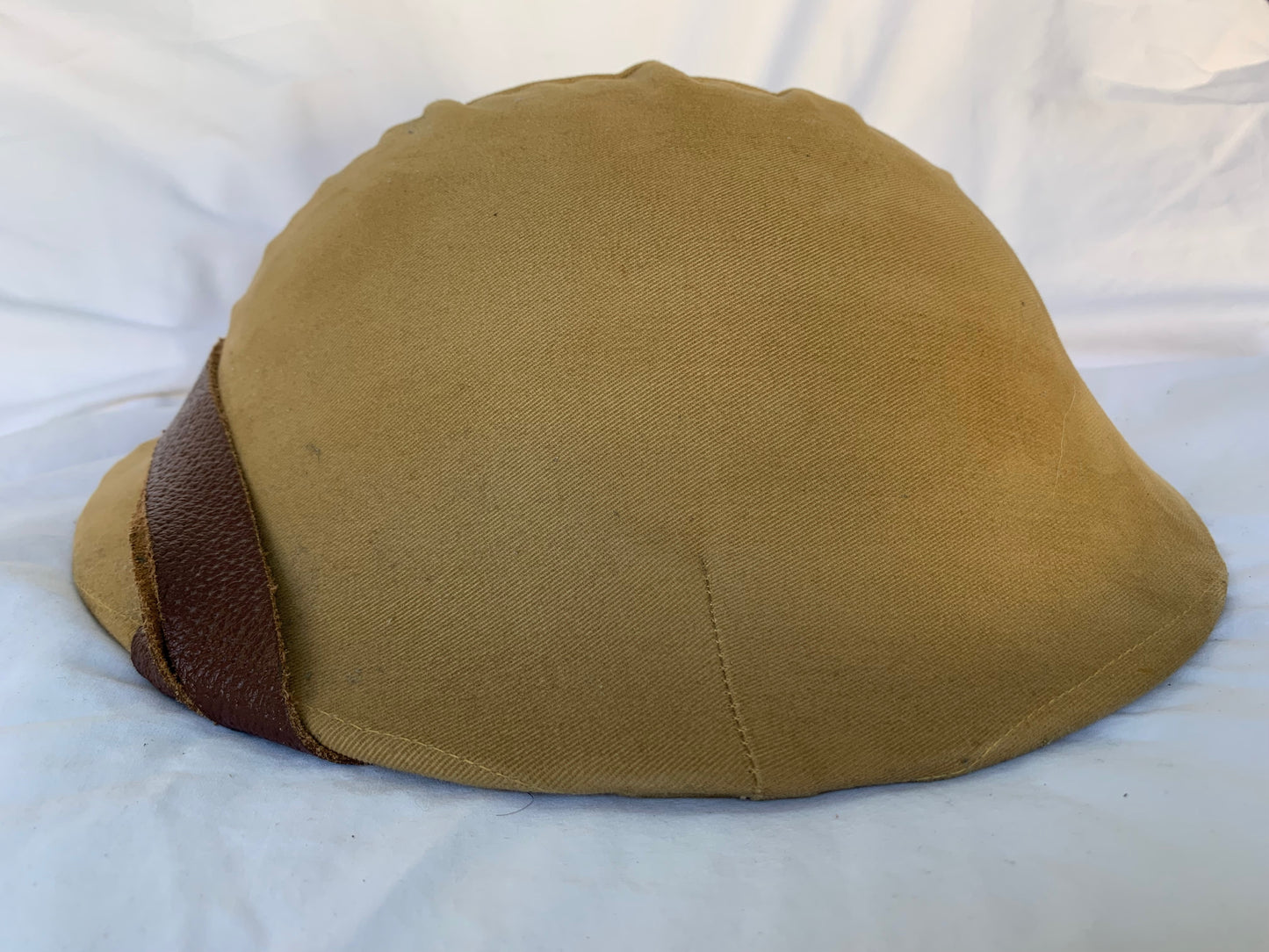 WW1 British Tommy Helmet with Cover, Liner and Chinstrap
