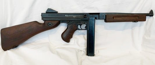 Deactivated WW2 Thompson M1A1 Sub Machine Gun - The iconic 'Tommy Gun'