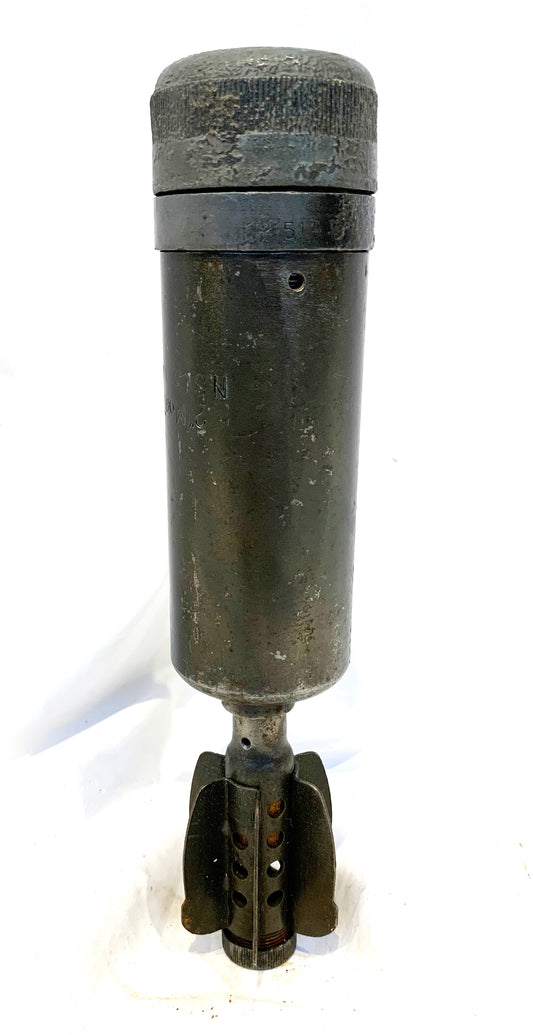 WW2 British 2 Inch Mortar Round. Inert