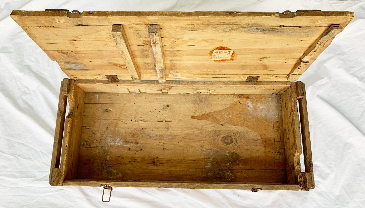 WW2 German WW2 Stug Ammunition Transit Box - From Normandy, Dated 1944