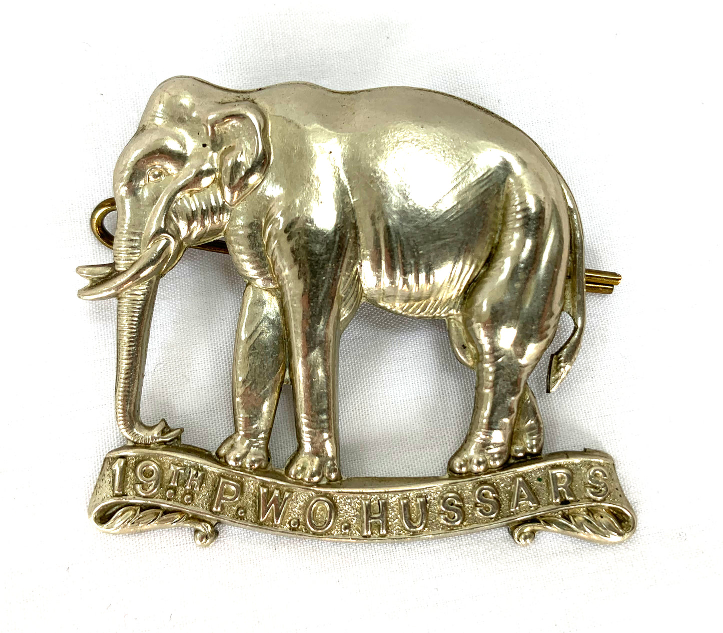 19th Hussars Victorian Original Cap Badge