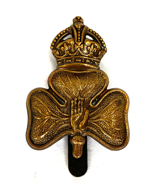 14th Royal Irish Hussars Original Cap Badge.