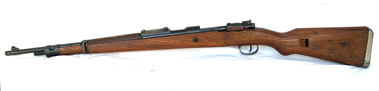 WW2 1937 Deactivated German K98 Rare Portuguese Mauser maker with loads of Nazi Stamps