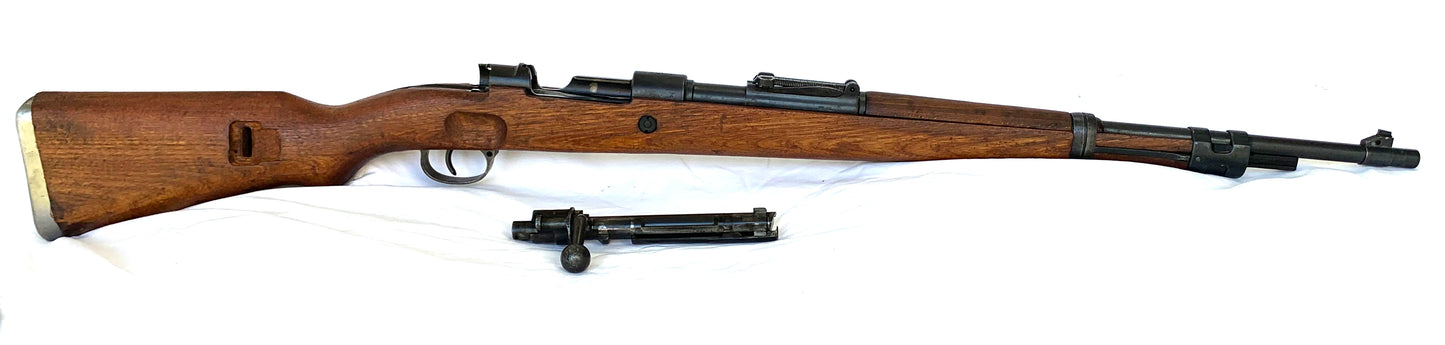 WW2 1937 Deactivated German K98 Rare Portuguese Mauser maker with loads of Nazi Stamps